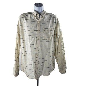 American Eagle Classic-Fit Shirt L Cotton Button